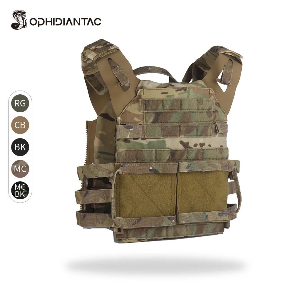 

OPHIDIANTAC Nylon New JPC Plate Carrier 2.0 Quick Release Outdoor Vest With MOLLE System Hunting Accessories