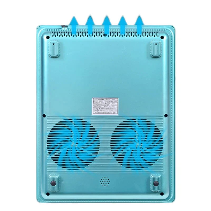 Fornello a induzione per uso domestico e commerciale Fornello a batteria intelligente multifunzione ad alta potenza da 5000 W ad alto fuoco