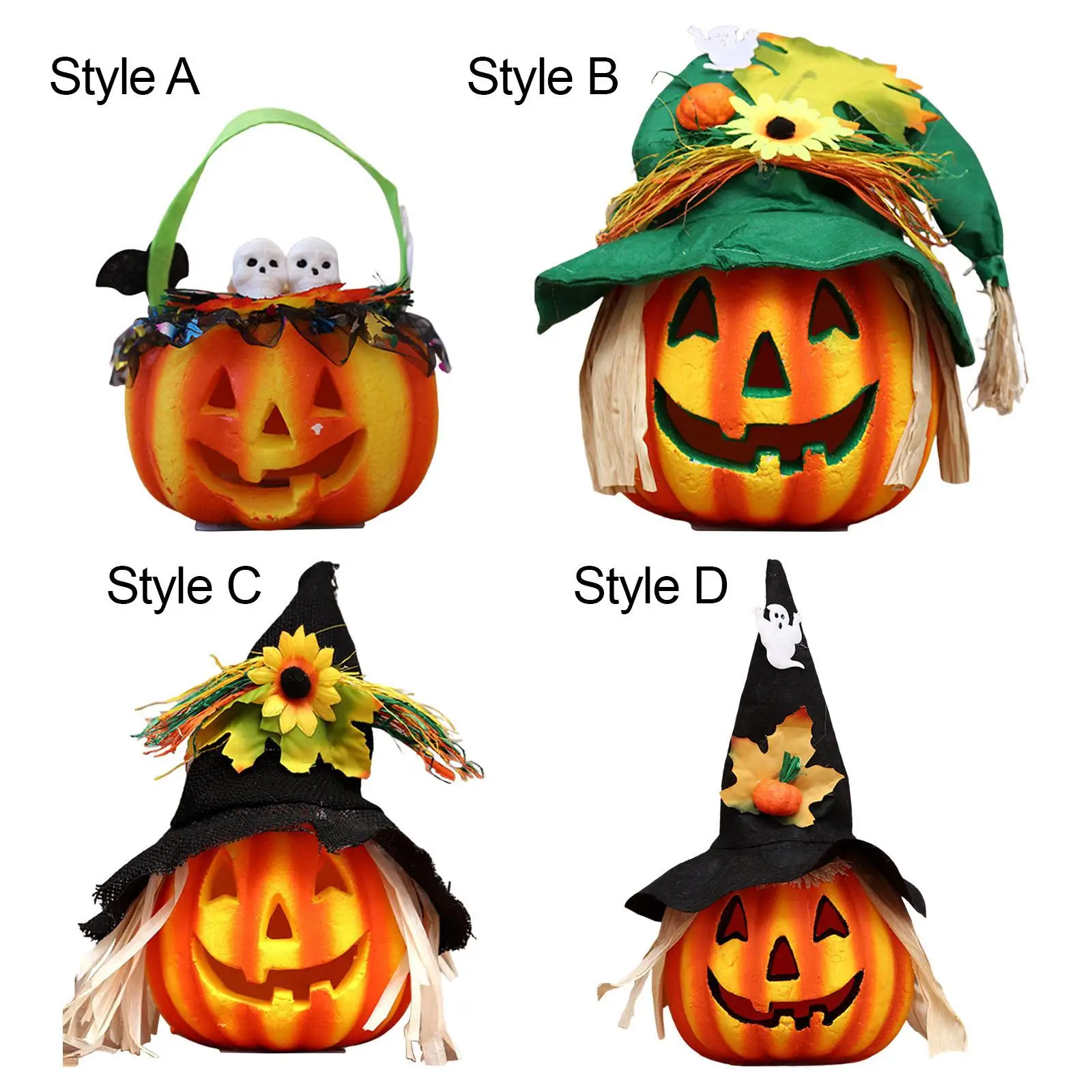 قطع مركزية لتزيين فانوس اليقطين الرغوي للهالوين لديكور المنزل والحفلات #1