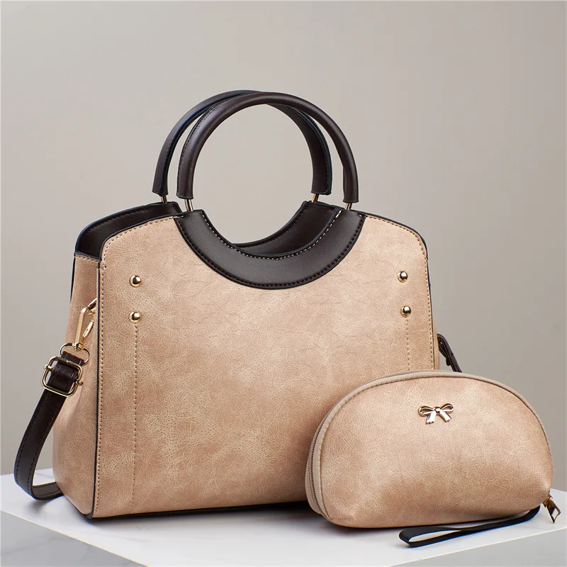 Bolso de mujer 2024 primavera nuevo bolso de hombro tipo bandolera de gran capacidad Retro Casual bolso de mamá bolso de madre para mujer