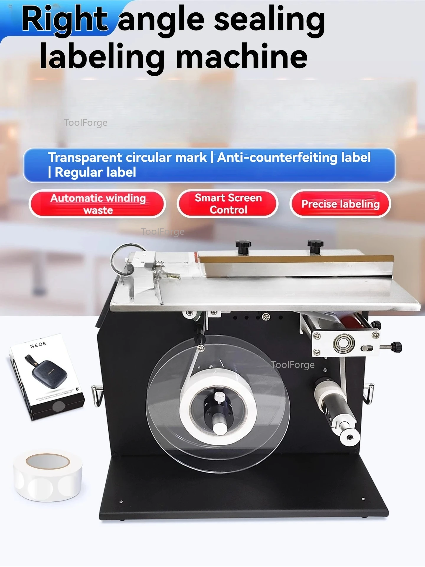 Right Angle Sealing Label Labeling Machine Sealing And Packing Corner Labeling Machine Medicine Box Paper Box Labeling Machine