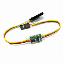 1Pcs Mini Servo Inverter Reverse Servo Signal Reverser Switch cable JR Futaba 3.6-24VCompatible for Servo RC plane Car Boat