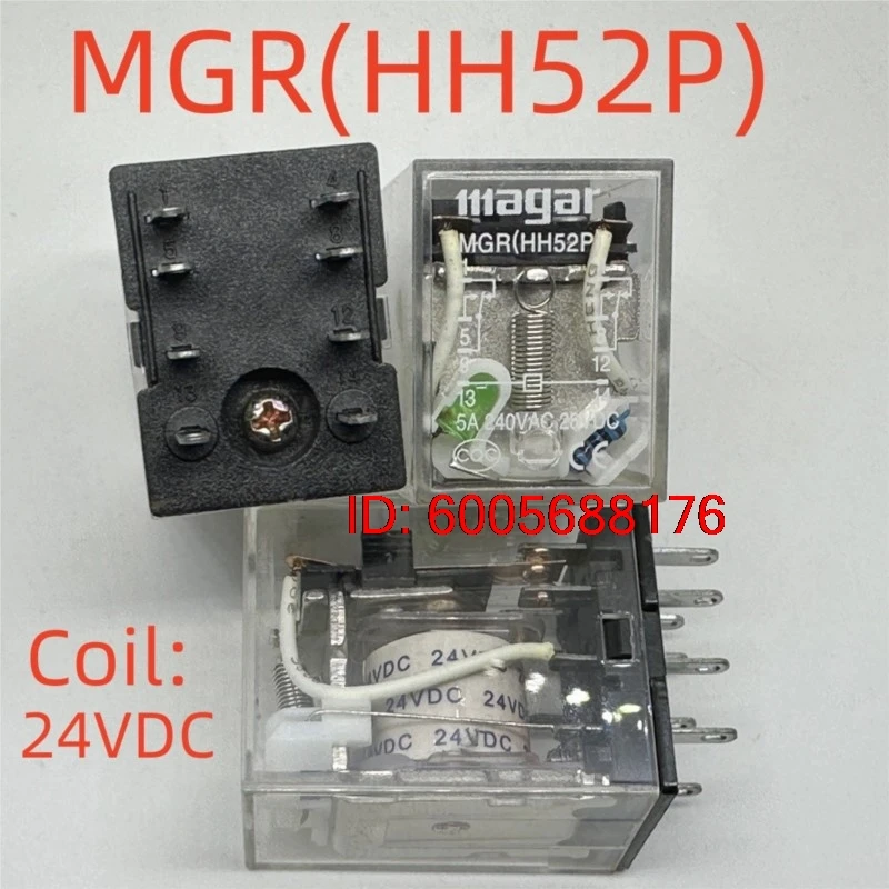 10PCS New MGR(HH52P) ; MGR(HH54P) ; 12V/24VDC ; (13F4C/13F2C) Relay 8pins/14pins