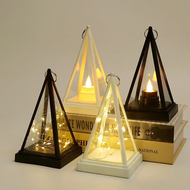 Wind Lamp Ornaments New Product Led Electronic Candle Lamp Creative Small Lantern Atmosphere Decoration Pendant