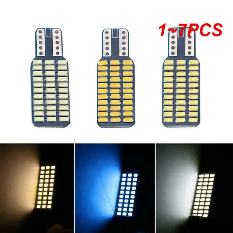 1~7PCS High Brightness Canbus T10 W5W 3014 33SMD Error Free Ice Blue 4000K 6000K Warm White Diode Side Marker Car Led Light Bulb