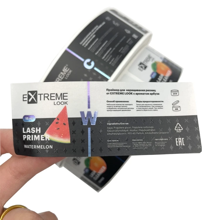 Custom Adhesive Labels for Essential Oil Bottles, Cosmetics, Toiletries, and Waterproof Labels. image 5