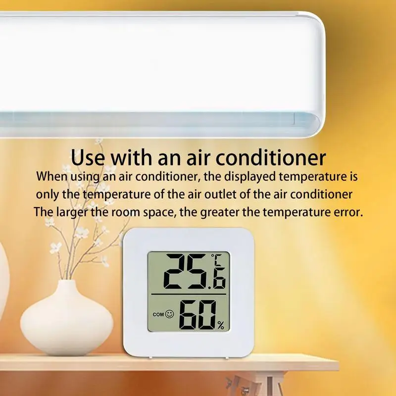 Indoor Temperature and Humidity Monitor | Digital Temp and Humidity Monitor Expression Indicator | Humidity Gauge Air Comfort In