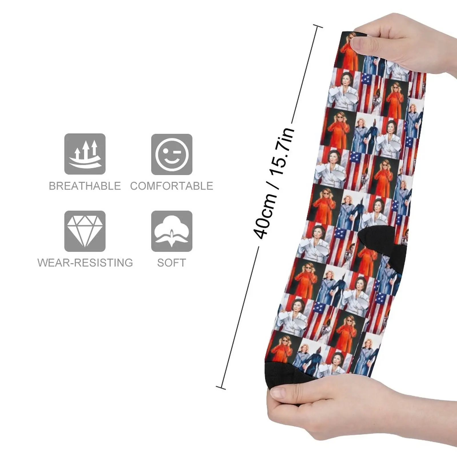 Speaker Pelosi’s Greatest Hits Socks Women's socks funny gift sports socks men Golf socks