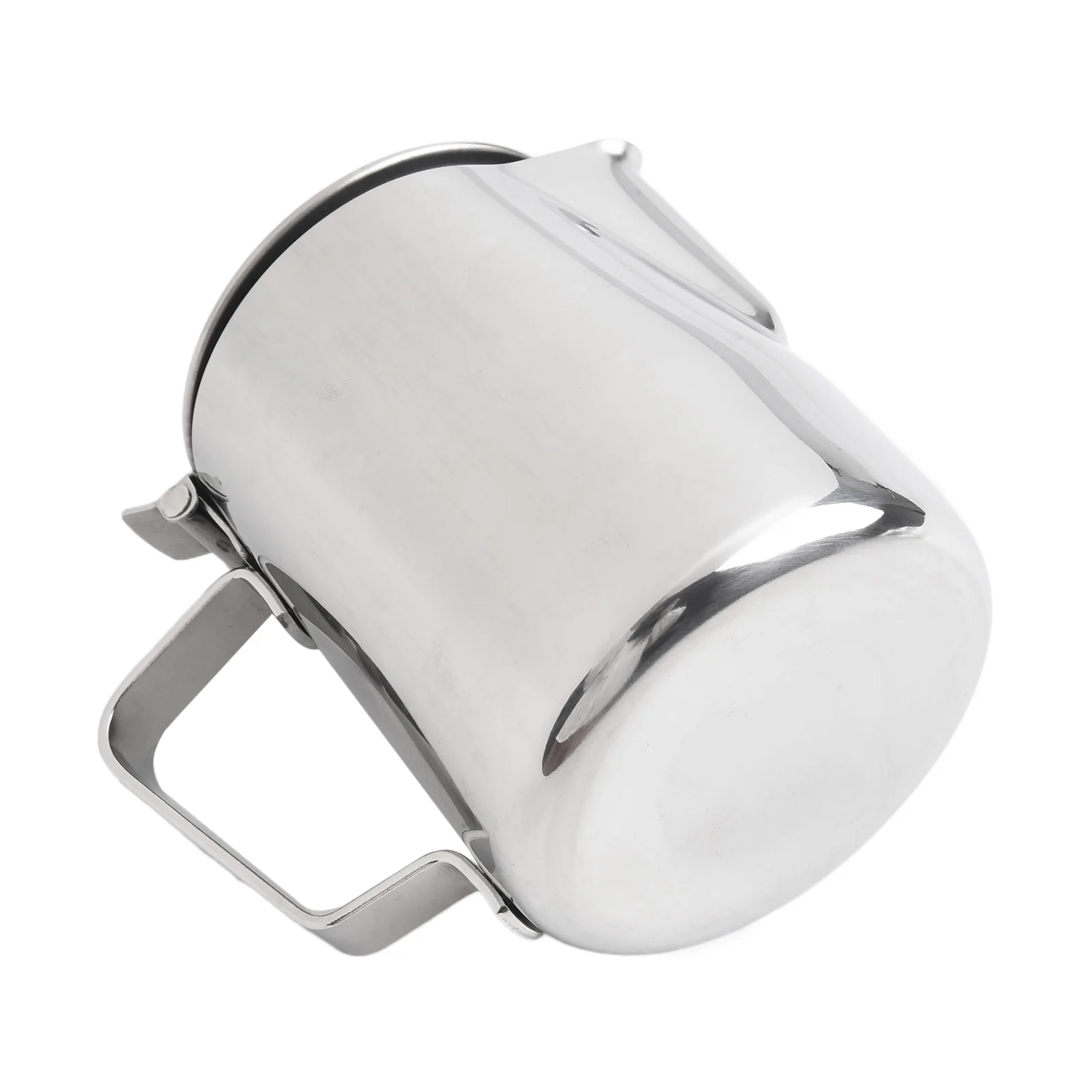 Stainless Steel Frothing Pitcher for Coffee Lovers Enjoy Warm Delicious Milk Coffee with Innovative Lid Design