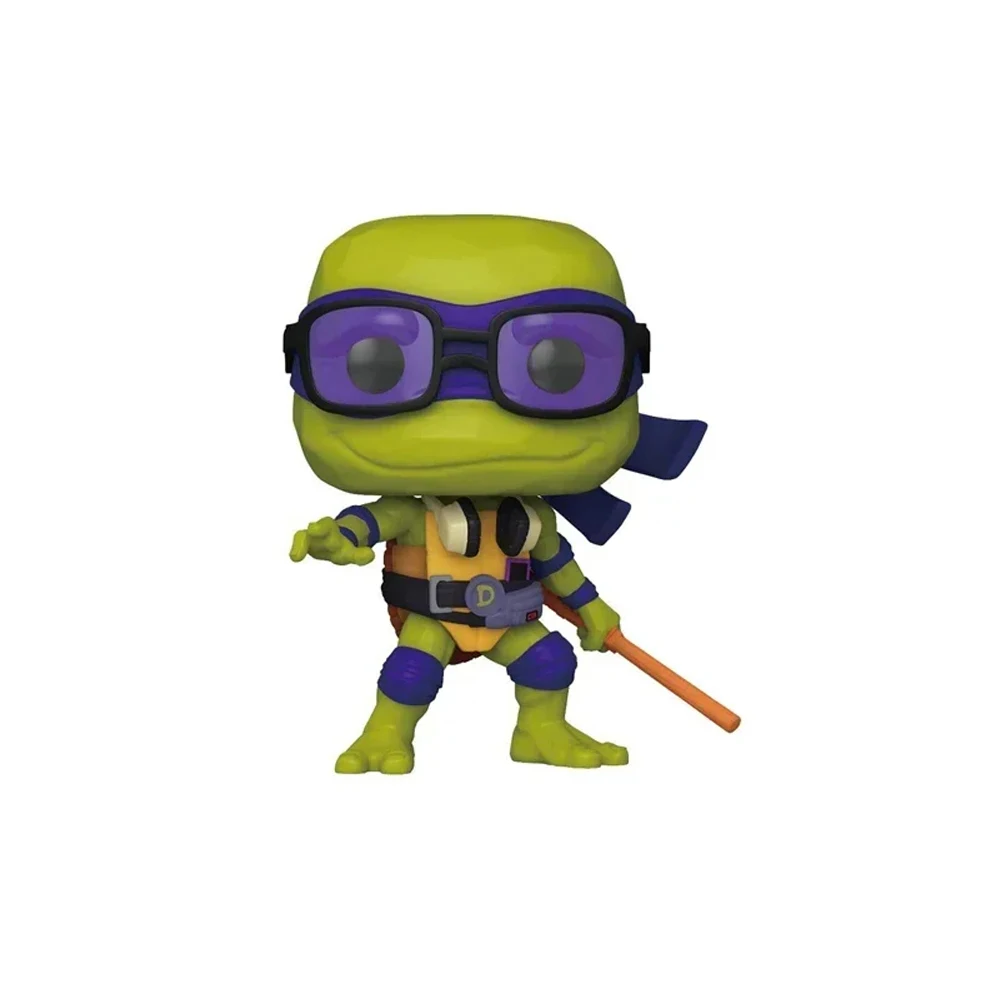 2 Pezzi Action Figure Tartarughe Ninja Anime Neca Versione 1990, Modellino Statua in PVC, Ornamento per Camera, Regalo di Compleanno