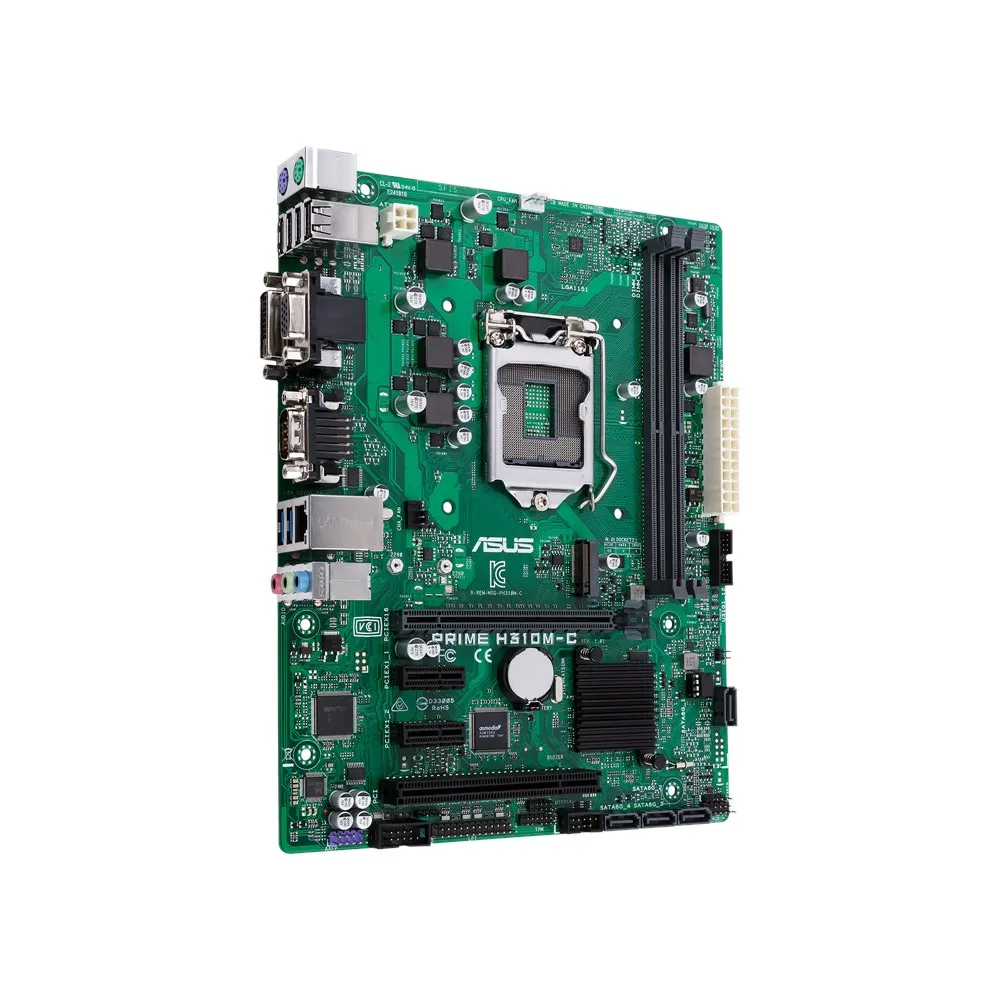 Asus PRIME H310M-C Motherboard LGA 1151 Intel H310 support i3-8100  i3-8300 i5-8500 i5-9400F i7-8700K cpu 2×DDR4 32GB Micro ATX