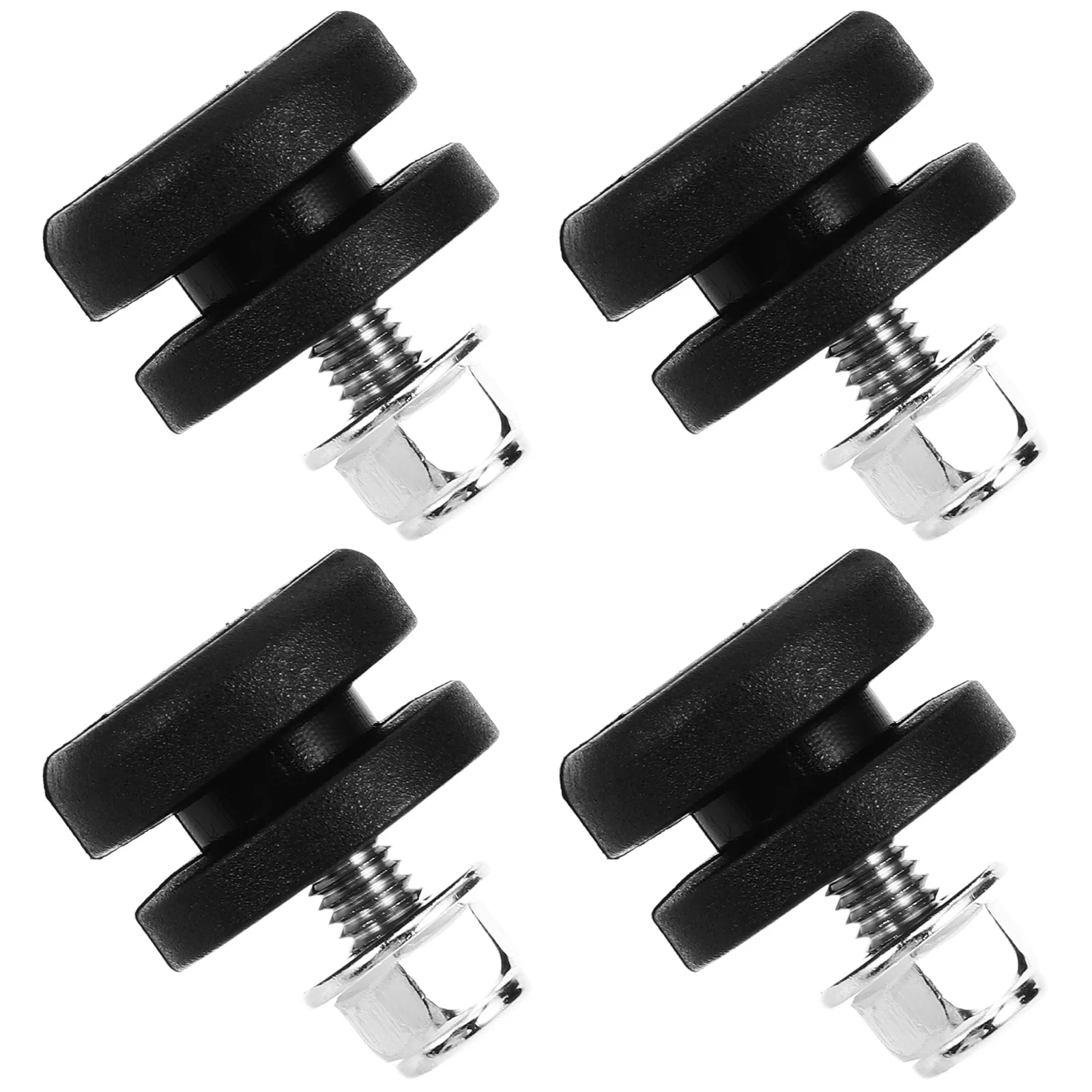 

4Pcs Sturdy Rear Luggage Case Spacer Buckle Base Plate Noise Reducing Wear Resistant Motorcycle Supply Rear Luggage Case Spacers