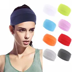 Fascia per capelli allargata elastica per Yoga sportivo Unisex