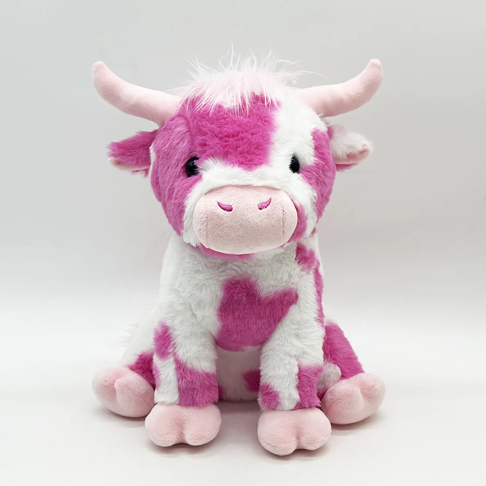 

Pink Cow Sleeping Pillow Lovely Cute Plushies Fluffy Cow Gifts Cozy Comfort Gifts for Adults Kids Boys and Girls