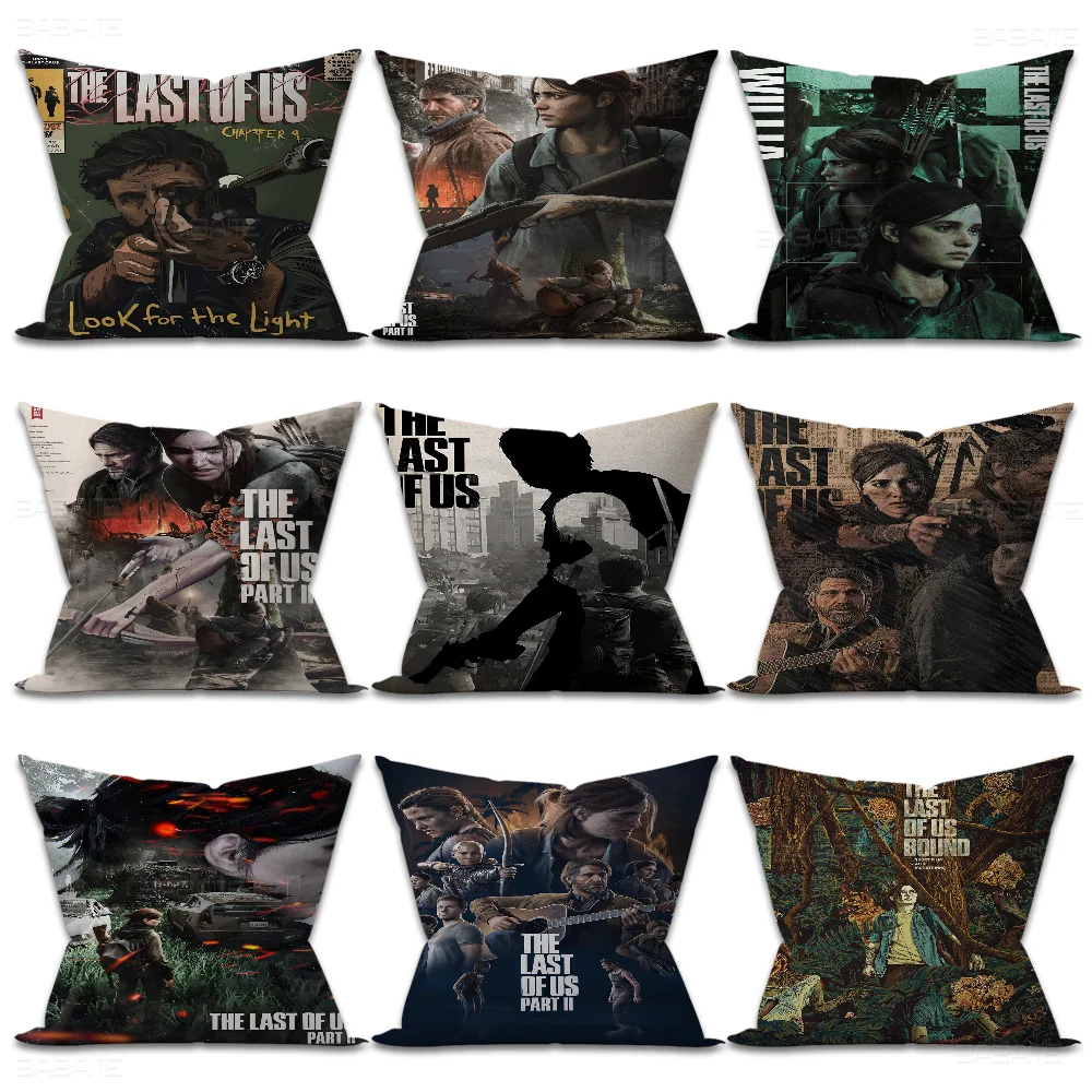 Hot The Last of Us Part 1 2 Pillowcase toon Gift Cushion Cover Bedroom Home Sofa Chair Seat Decor pillow case