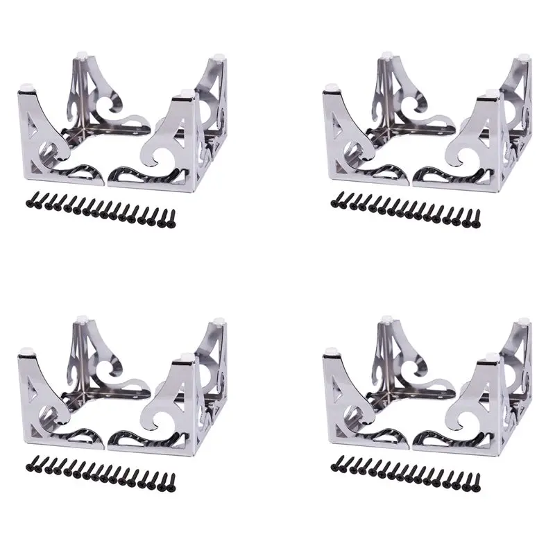 

AT21 - Металлические ножки для мебели с вырезами, современный дизайн, для диванов, столов, шкафов, набор из 16 штук (10 см)