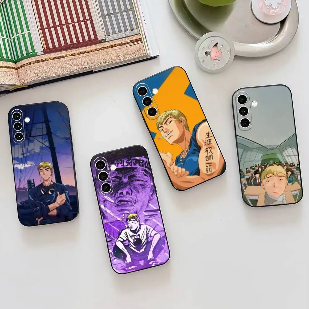 Eikichi Onizuka GTO  Phone Case For Samsung S26,S25,S24,S23,S22,S21,S30,Ultra,Plus,Fe,Soft Silicone Black Cover
