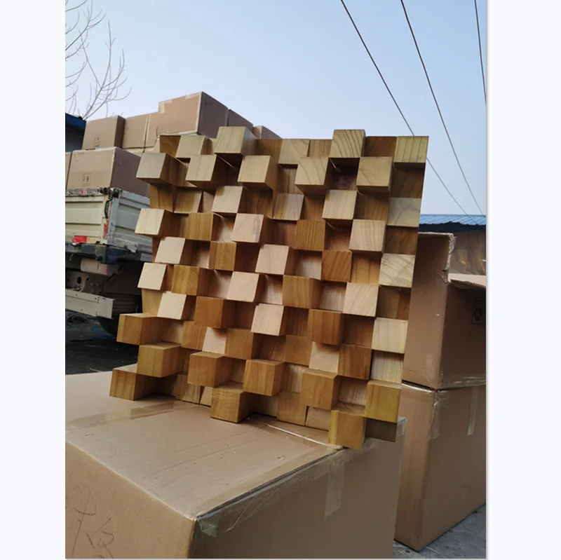 F-003 Solid Wood Full-frequency Diffuser Acoustic Secondary Sound Absorption Low-frequency Trap Recording Studio Home Theater