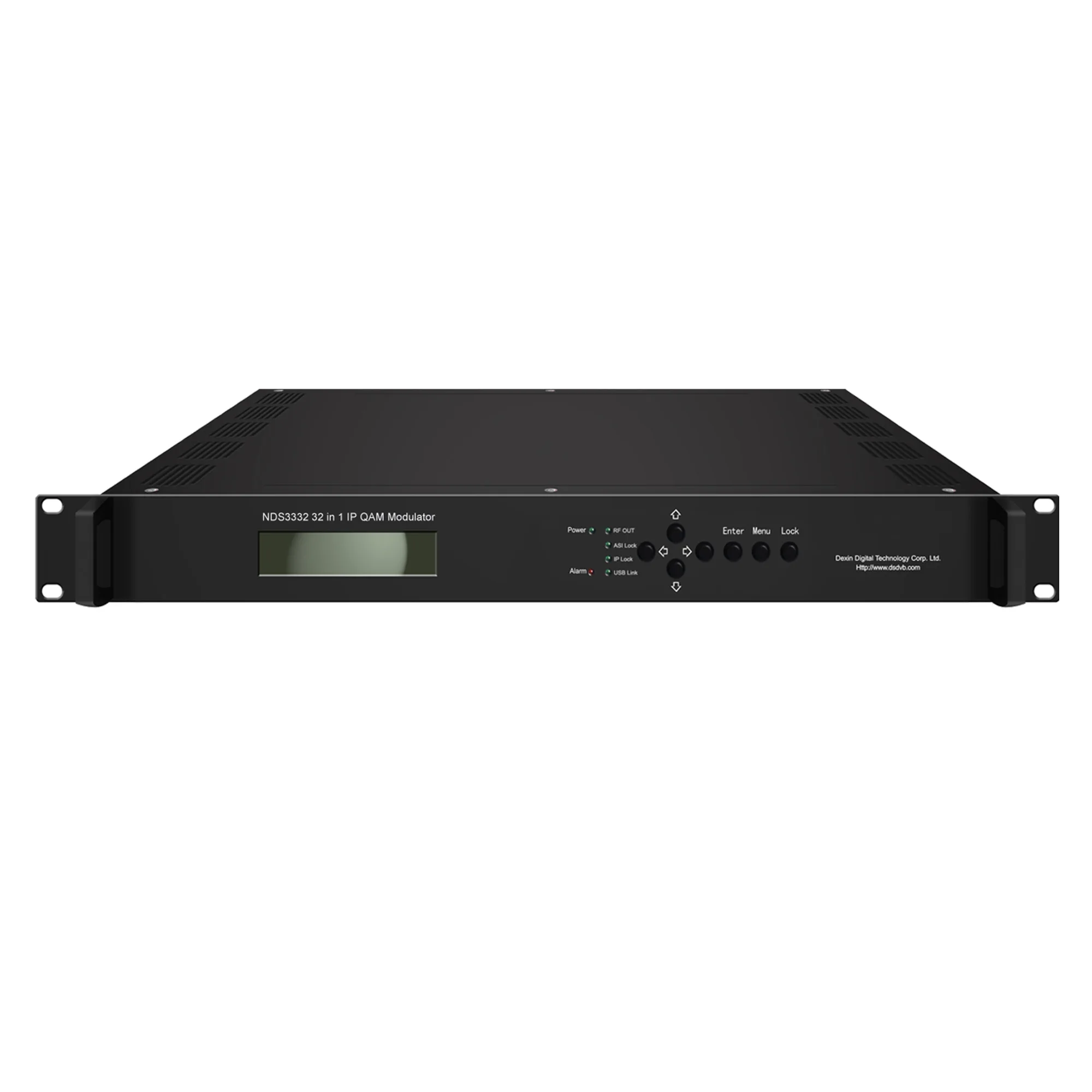 16 in1 DVB-C modulator Ip ASI To RF Qam Cable Front End Equipment Ip To DVB-T  ISDBT  6 ASI input