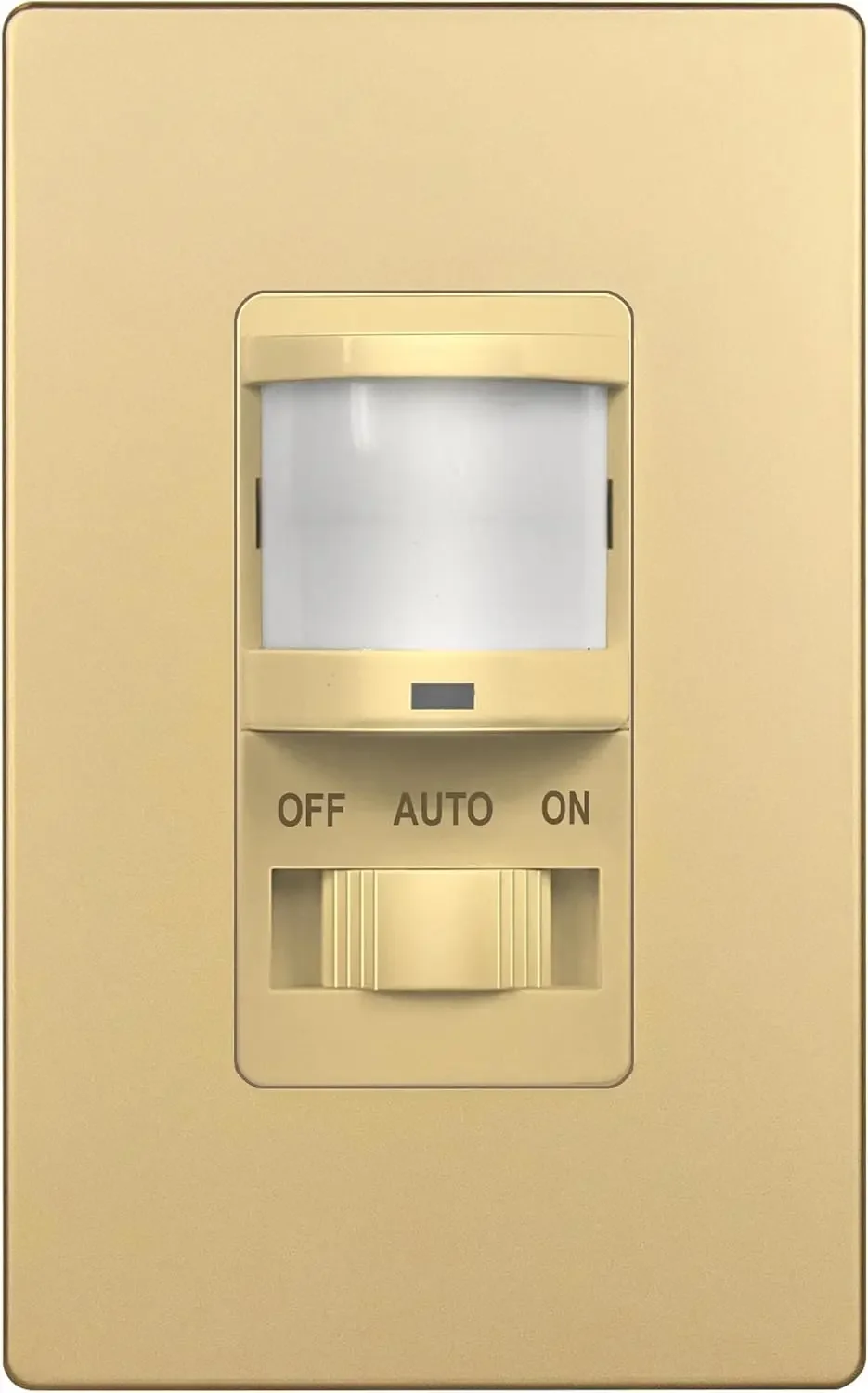 

PIR Motion Sensor Light Switch, Occupancy Sensor, Neutral Wire Required, Single Pole, 4A 500W, Gold