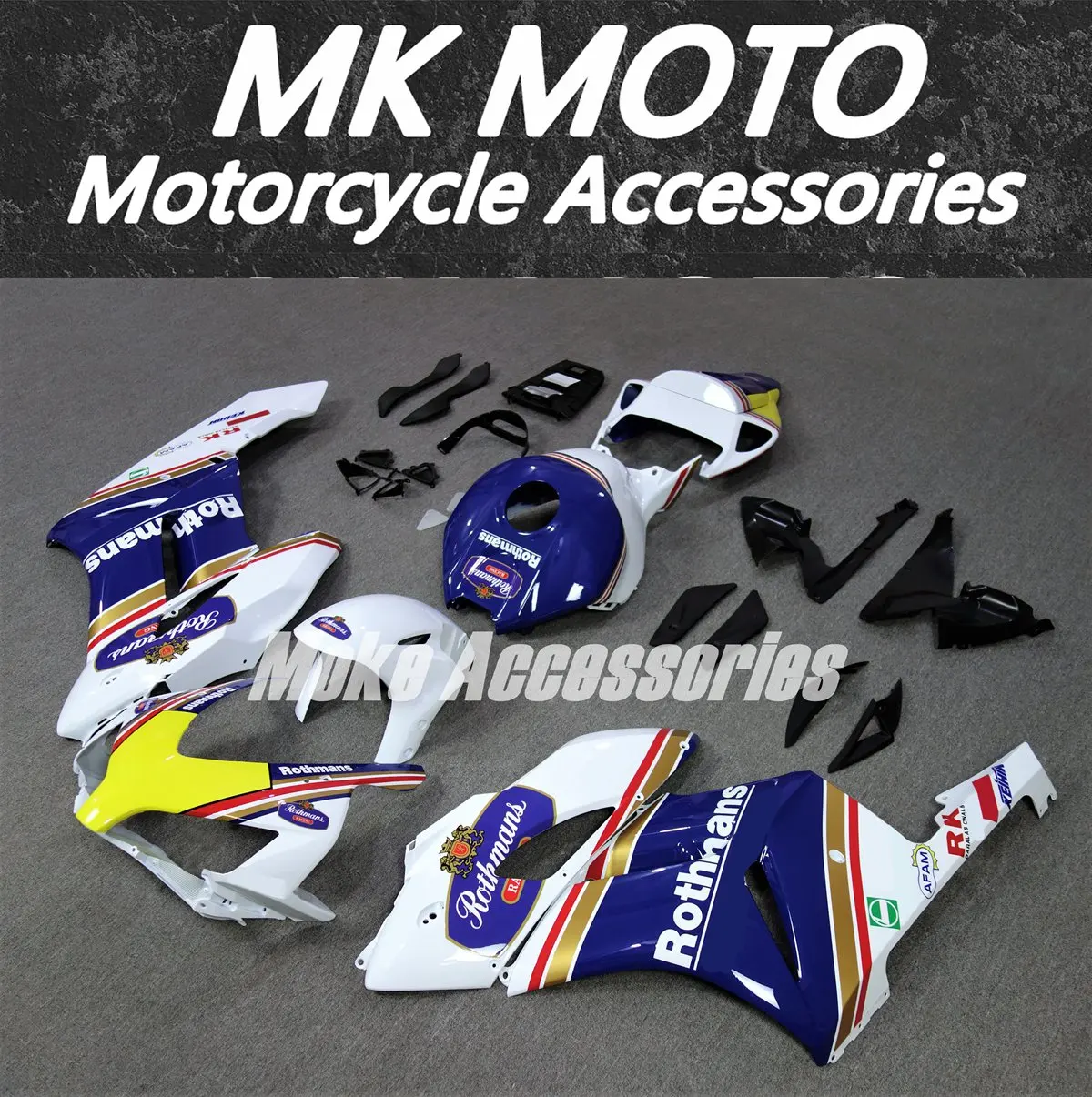 

Moke moto Motorcycle Bodywork Set For Cbr1000rr 2004-2005 Fairings Kit Fit New High Quality ABS Injection Red White Yellow Blue