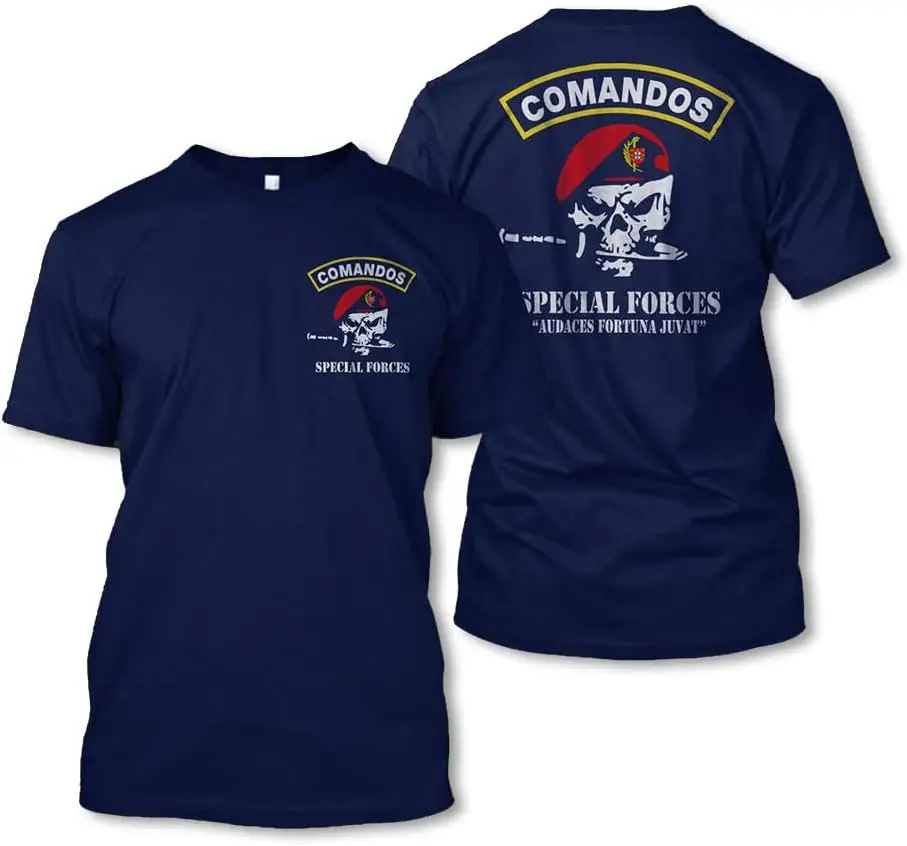 Portuguese Army Special Forces Commando Comandos Portugal Military T-Shirt