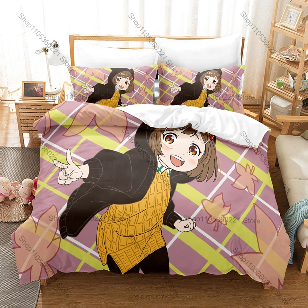 Slice Of Life Anime Buddy Daddies Family Print Duvet Cover + 2 Pillowcases Soft Microfiber Teen Room Bedding Home Textile