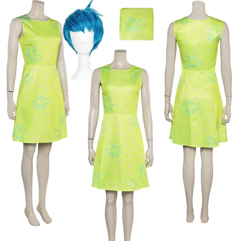 Fancy Joy Cosplay Kleid Film ﻿ Inside Cos Out Roleplay Daily Wear Damen Kostüm Outfits Halloween Karneval Party Fantasia Anzug