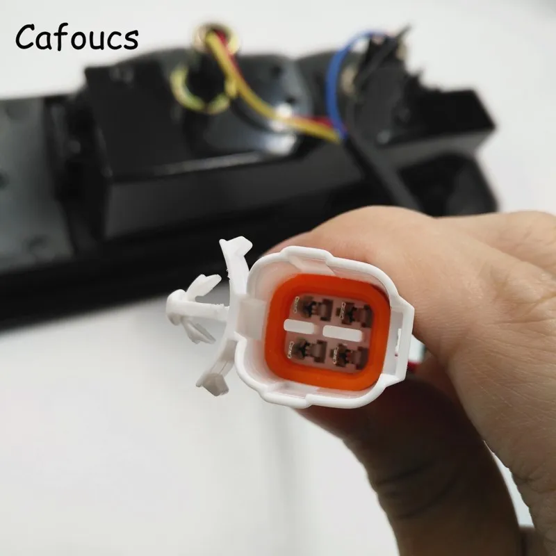 Cafoucs Tail Reflector Warning Lamp Rear Bumper Fog Light For Toyota Land Cruiser Prado LC90 3400 FJ90 FJ95 2700 1996 - 2002