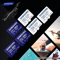 Samsung Original  Memory Card 64GB SDXC 128GB 256GB 512GB U3 4K MicroSD Class10 Micro TF C10 Flash Cards For Phone Drone Camera