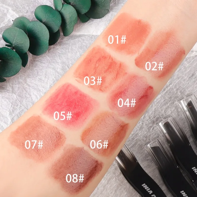 Moisturizing Mirror Solid Lip Gloss 8 Colors Waterproof Lasting Non-sticky Nude Brown Red Watery Lipstick Lips Makeup Cosmetics