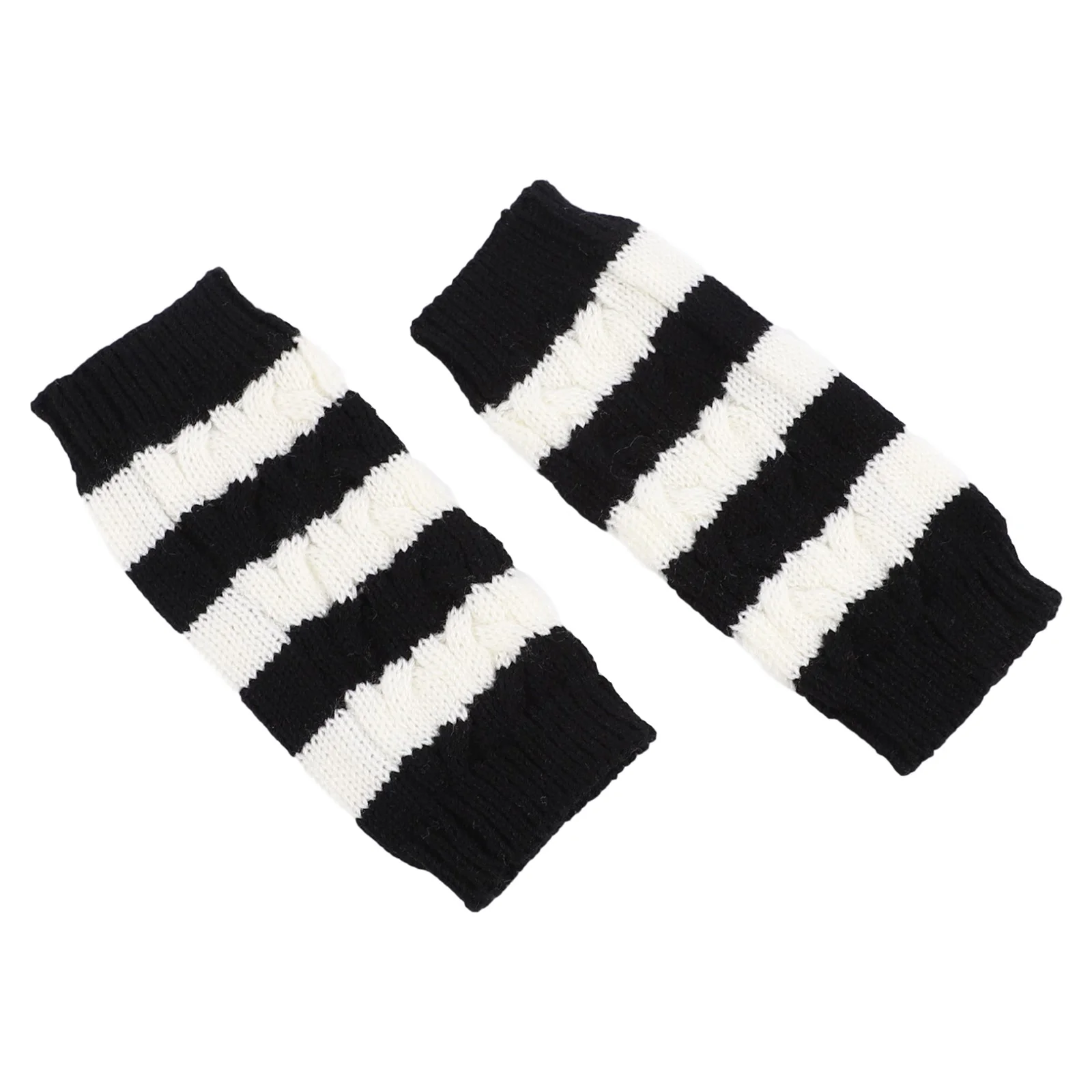 

1 Pair Knitted Woolen Yarn Warm Gloves Half-Finger Winter Women Cycling Driving Fishing Boating Gardening Basketball Outdoor
