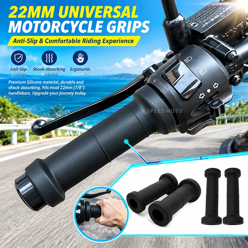 22MM Universal Motorcycle Handlebar Motorbike Grips Modification Accessories Moto Handles For Honda Suzuki Ducati Benelli CFMOTO