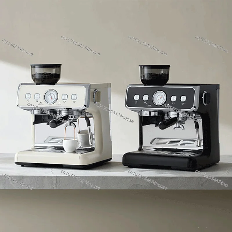 Coffee machine BAE02 second generation freshly ground beans integrated milk foam double pump Italian semi-automatic