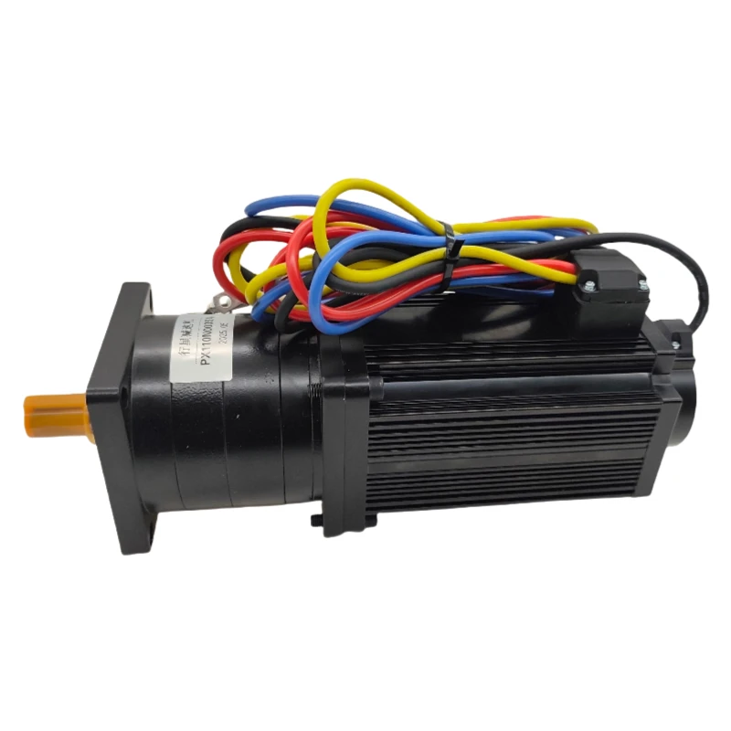 Industrial-Grade 48V 2kW BLDC Servo Motor (47RPM) With Planetary Reducer For Construction Machinery Rotation Mechanisms