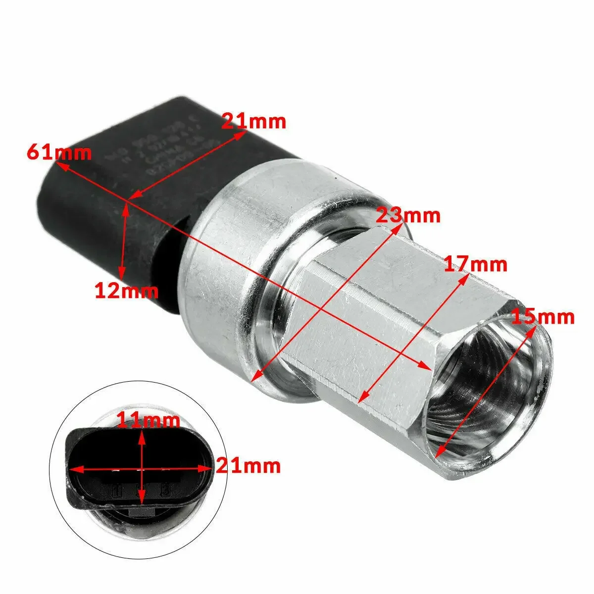 1PC A/C Pressure Switch Sensor Air Conditioning for VW Audi Skoda Seat Sensoren1K0959126E