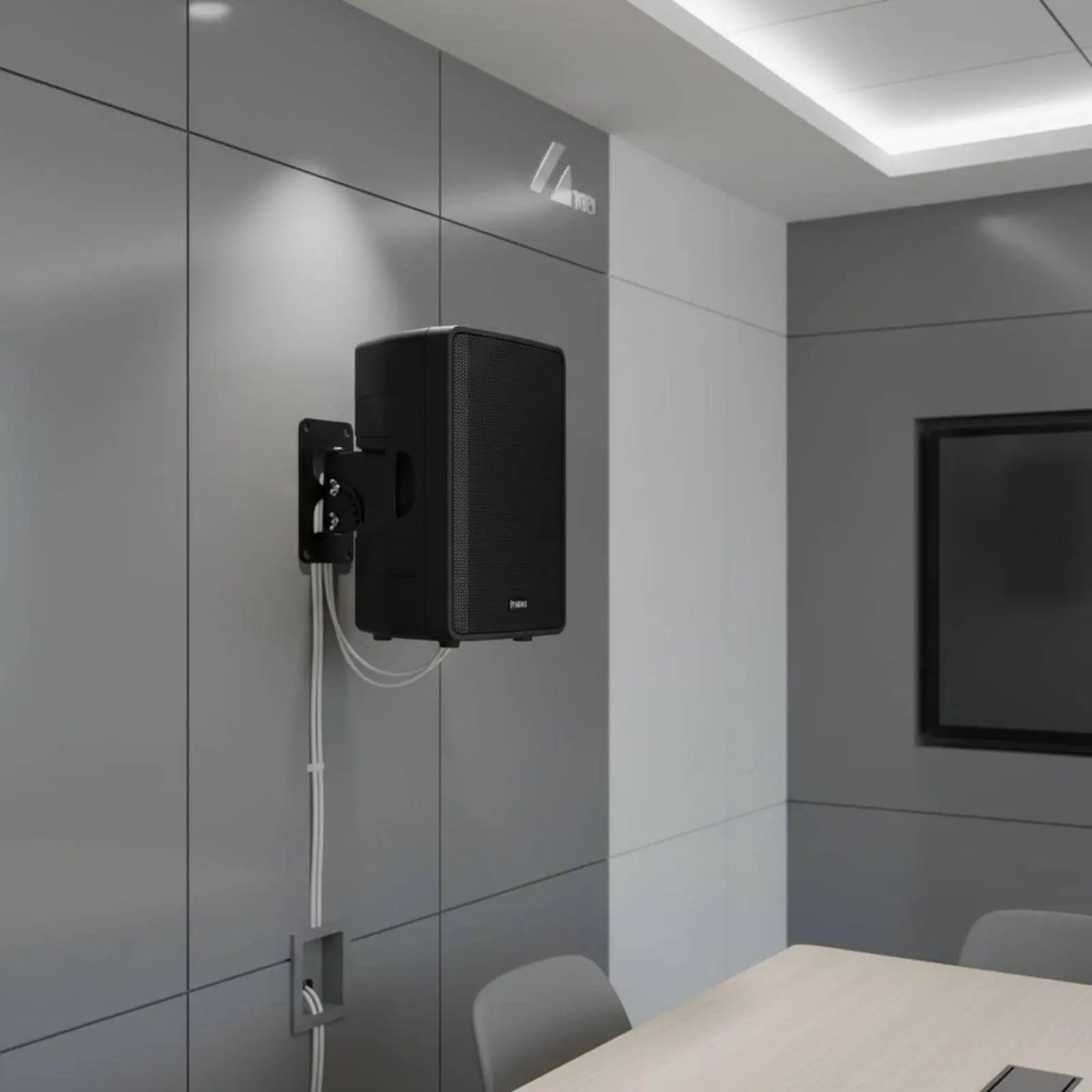 

Wall Speaker Bracket Adjustable Angle Speaker Wall Holder Heavy Duty All Metal for Cinema, Conference Room