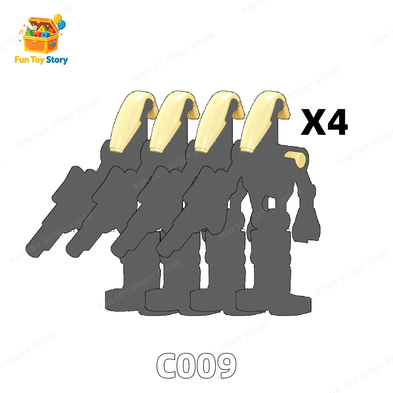 C009-014 Battle Robot Assembles Building Blocks and Humans Toy, Collected by Film and Television Enthusiasts, Gift for People