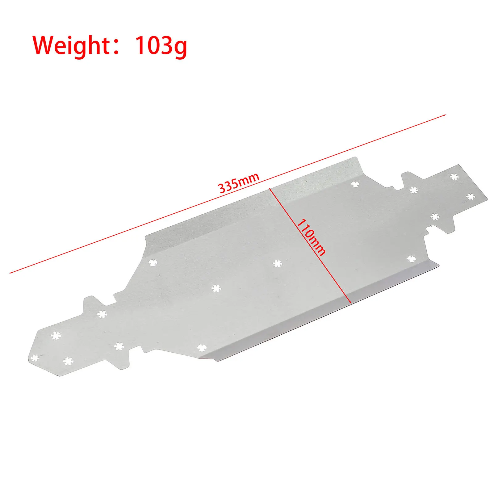 Metallo In Acciaio Inox Telaio Armatura Protezione Protezione Piastra Paramotore Per XTS F10 1/10 RC Auto Parti di Aggiornamento Accessori