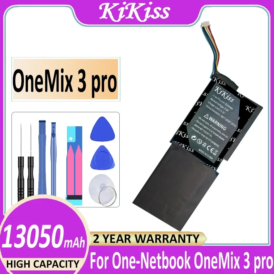 

13050mAh KiKiss Replacement Battery For One-Netbook OneMix 3 Pro 3pro Computer Notebook Laptop Batterij + Track Code