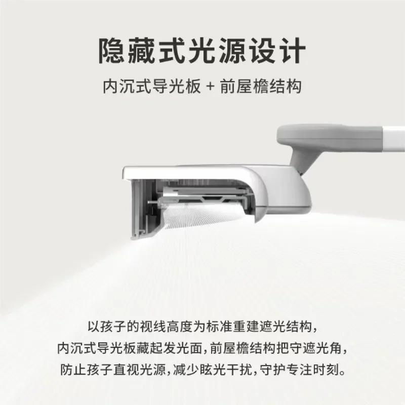 Lampe de lecture nocturne professionnelle pour protection des yeux, gradation intelligente, apprentissage des enfants, rappel de détection de la posture assise