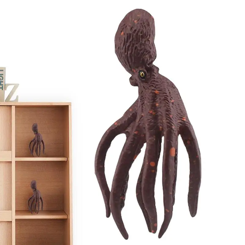 Marine Animal Model Figurines Toys Simulation Squid Cuttlefish Sea Hare Simulated Realistic Action Figure Kids Educational Toy