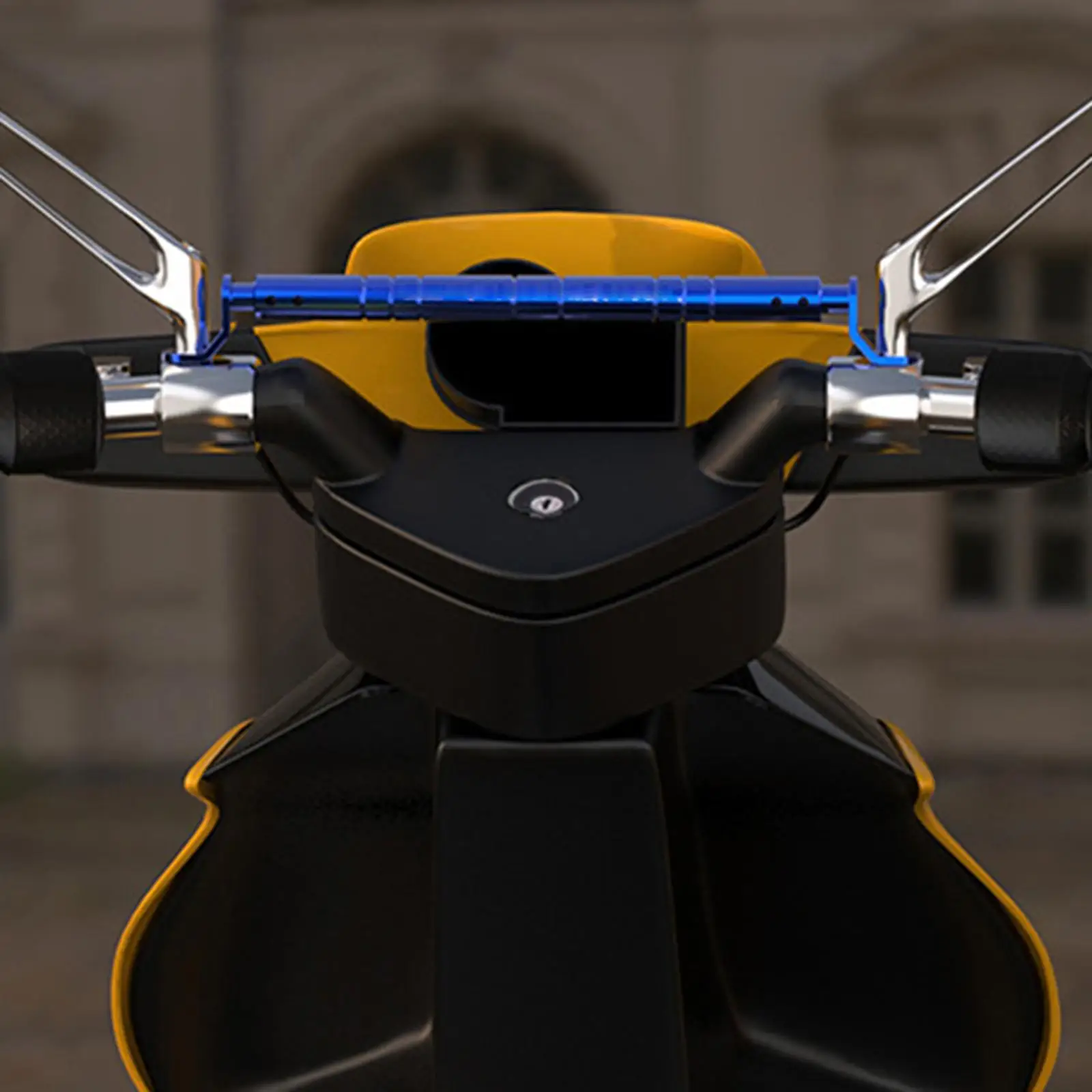 Extended Cross Bar Aluminum Alloy Handlebar Multifunctional Motorbike Balance Bar for Outdoor Riding