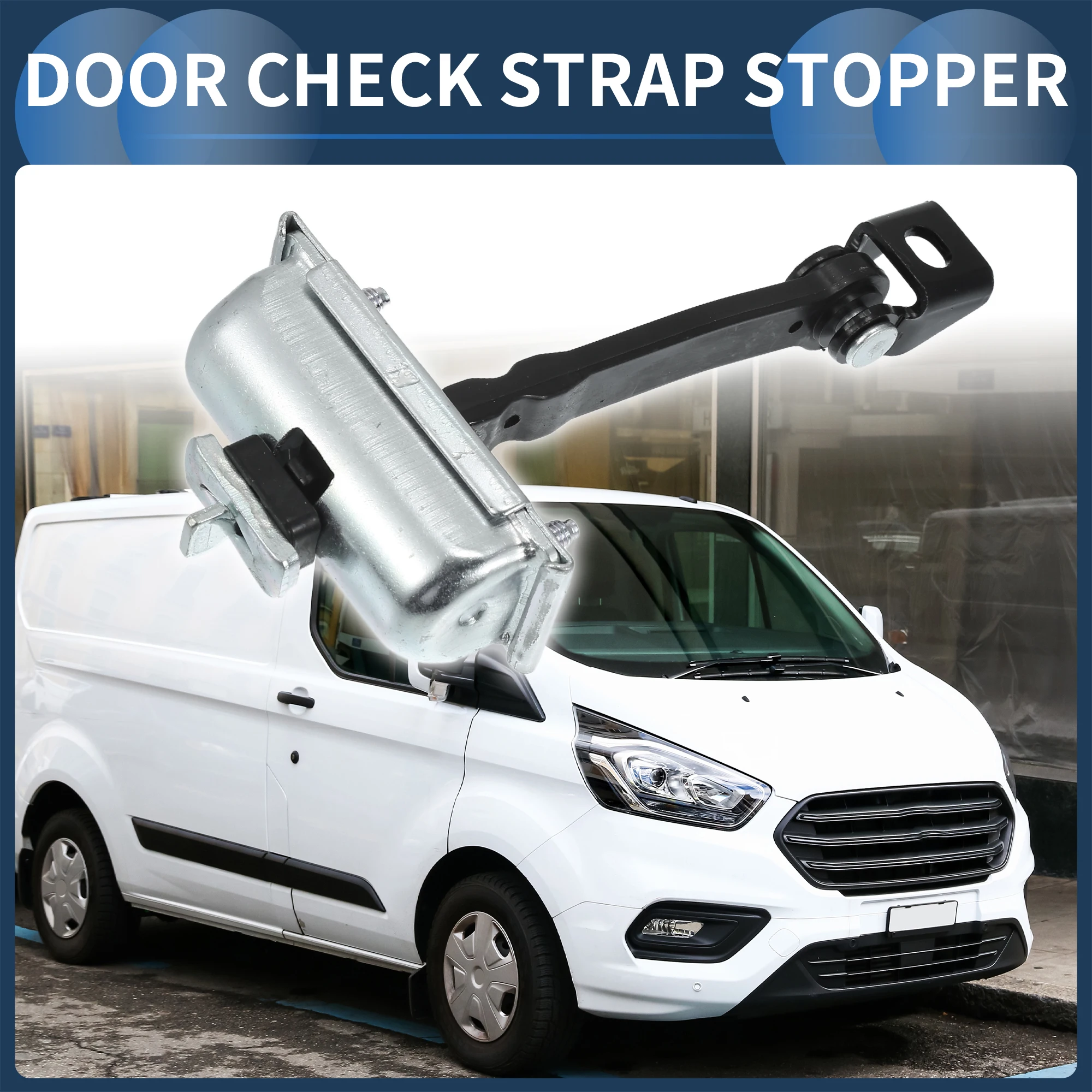 X Autohaux Door Check Strap Stopper Limiter No.BK31V23500AD for Ford Transit 2014-2021