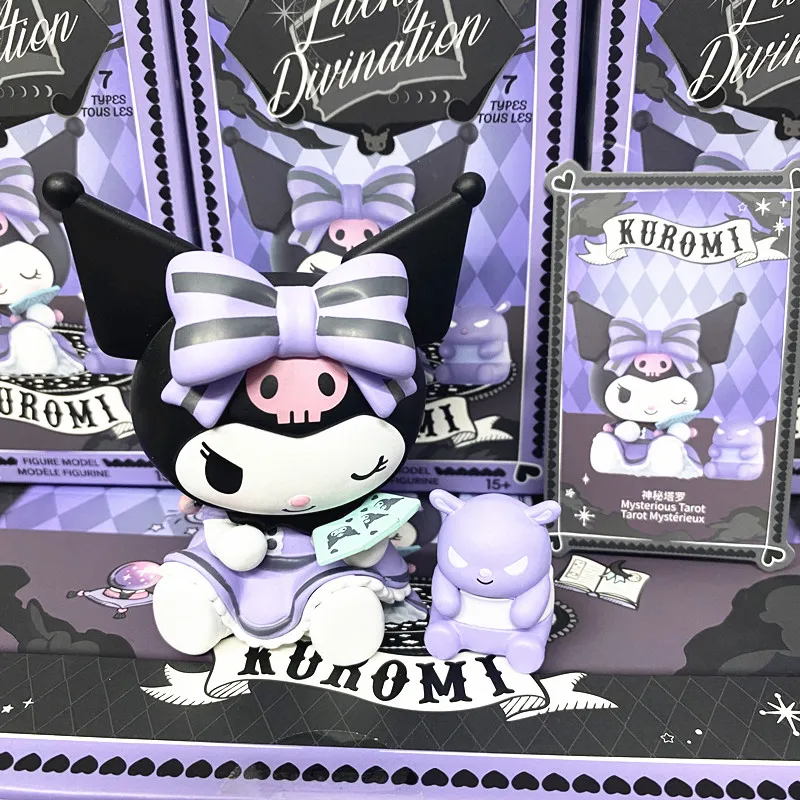 

MINISO Kuromi слепая коробка, серия Werewolf Kill, экшн-фигурки, куклы, аниме-фигурки, сумка-сюрприз, милая модель, коллекция фанатов, игрушка в подарок