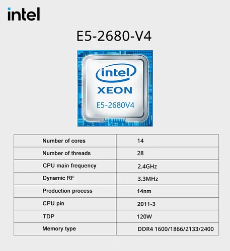 Imagen 2 del producto MOUGOL X99 Kit de placa base para juegos con Intel Xeon E5 2680 V4 y DDR4 8Gx2 2133MHz Dual Channel ECC RAM M.2 NVME para PC de escritorio