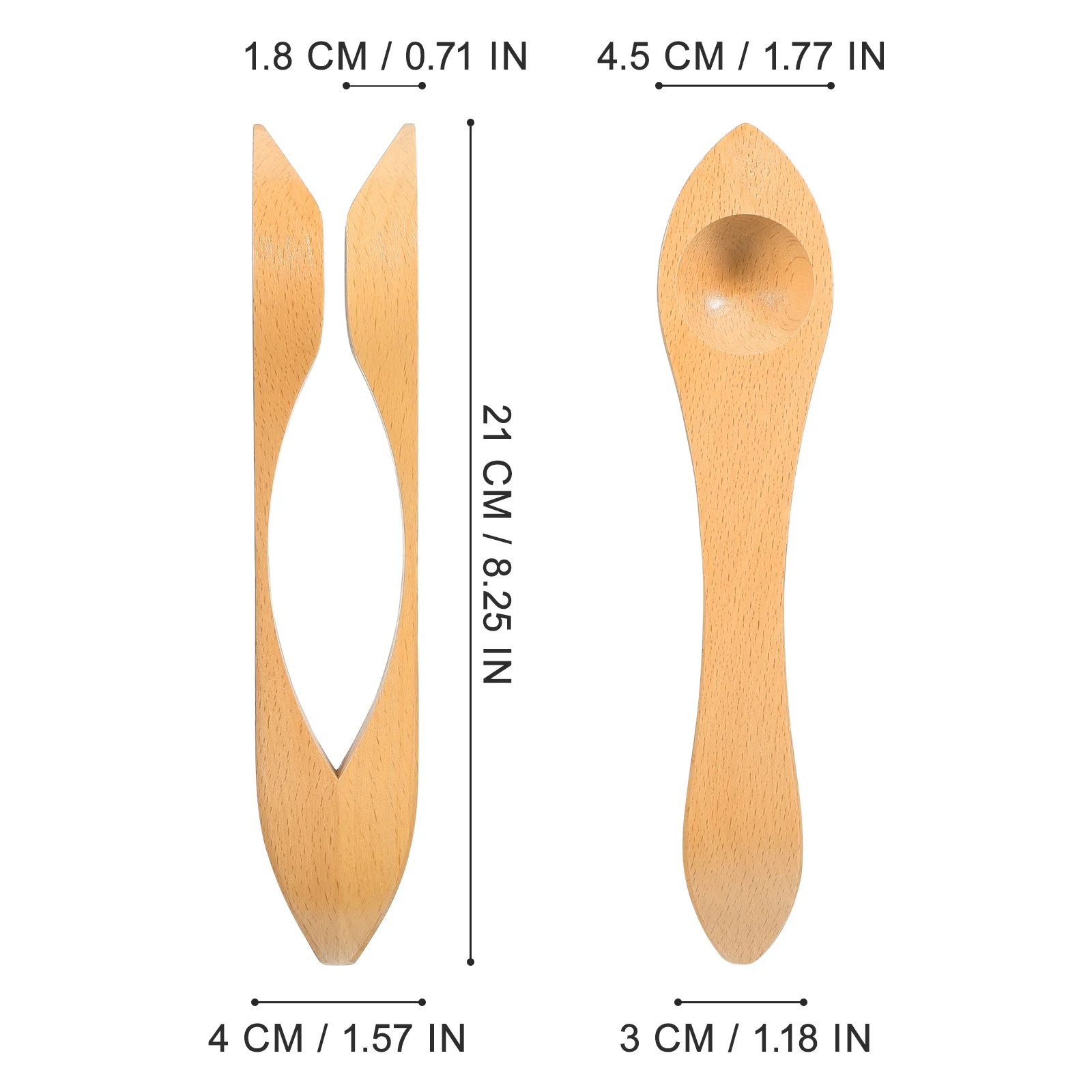 나무로 만든 악기 스푼 어린이 공연 악기 매끄러운 표면 유치원 음악 학습용 어린이 타악기