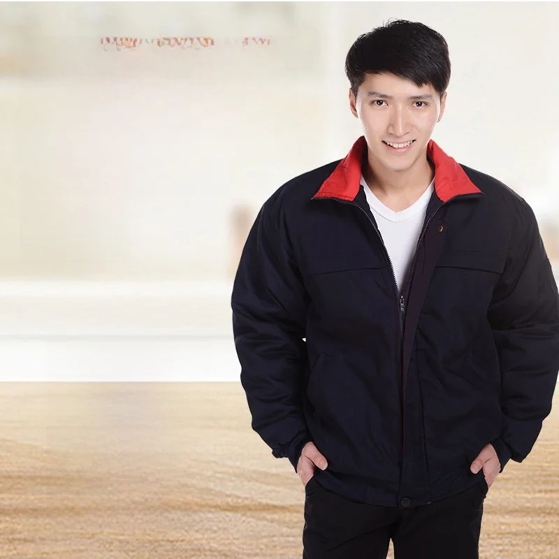 ملابس عمل قطنية للرجال والنساء ملابس عمل شتوية للحماية الحرارية من Jaet لإصلاح السيارات في موقع البناء ort Sle