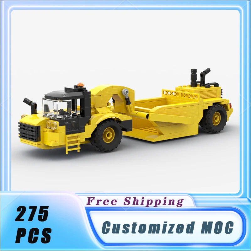 Classical City MOC Engineering Construction Vehicles Building Blocks Model Bricks Assemble Display Children\'s Toys Gifts