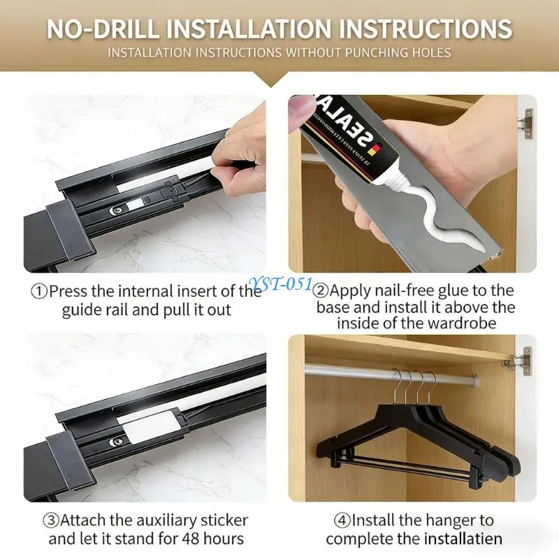 

E15A Simple Pull Out Hanger With Strong Support For Multiple Garments